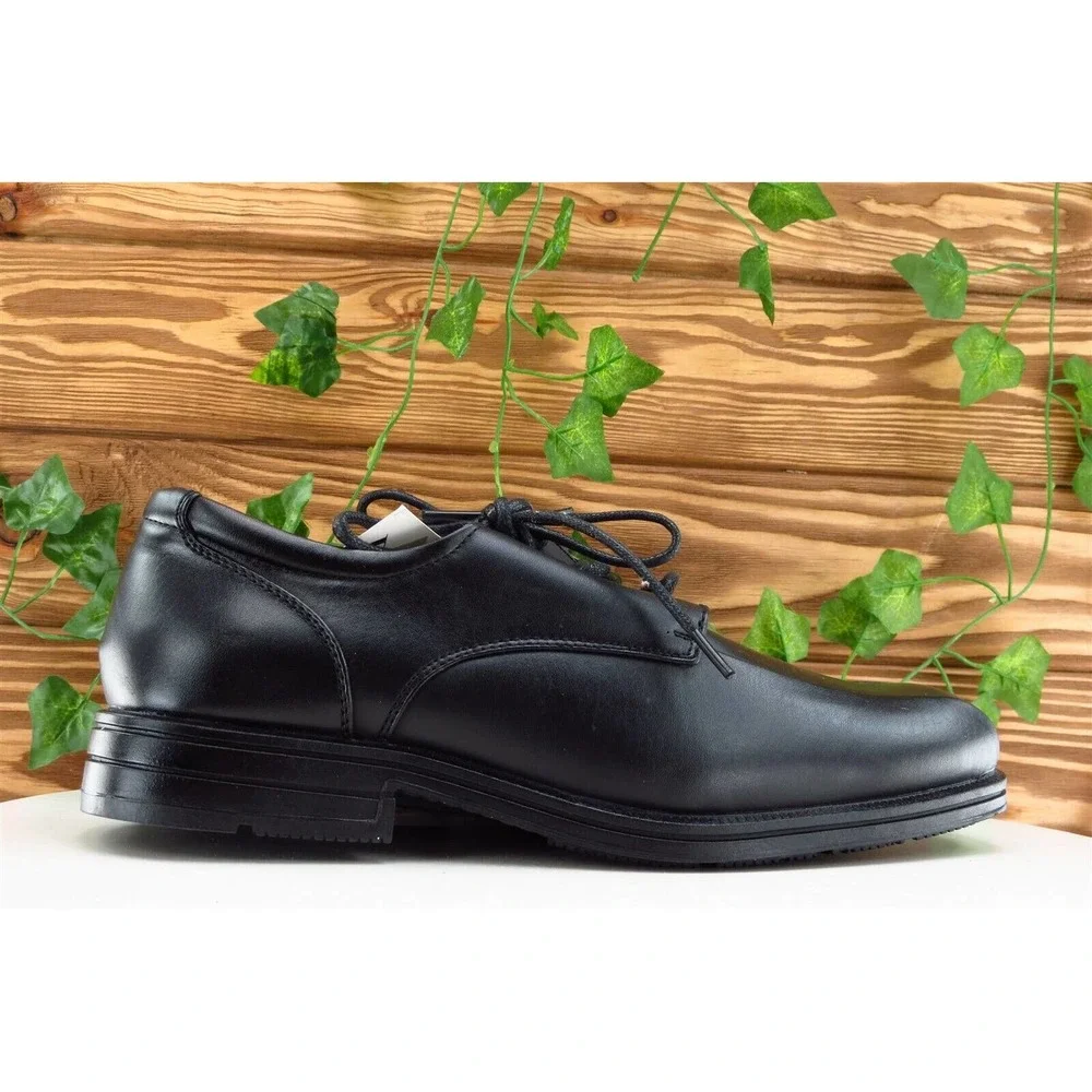 Soft Stags Shoes Sz‎ 9 W Black Derby Oxfords Leather Men Cole